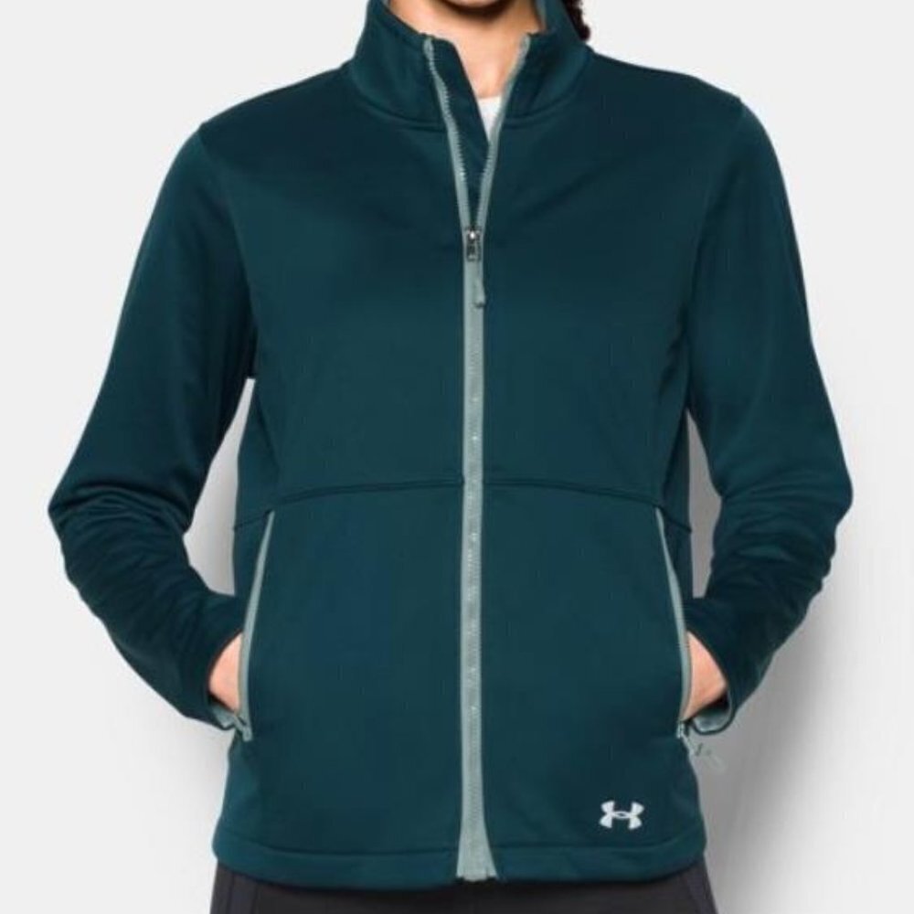 Brand New Under Armour Women's Softershell Storm 2Jacket Blue Size M